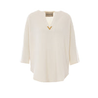 Valentino Garavani Valentino Garavani Women Sweater With V Logo Detail
