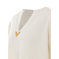 Valentino Garavani Valentino Garavani Women Sweater With V Logo Detail