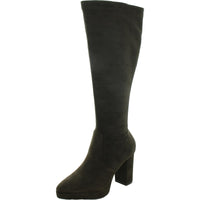 Journey Womens Wide Calf Faux Suede Knee-High Boots