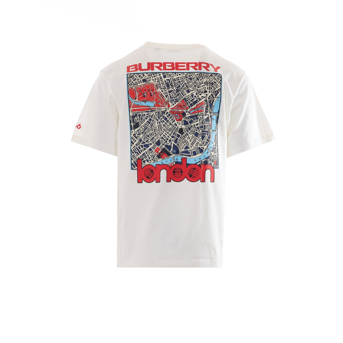 Burberry Men T-Shirt With Logo And London Map