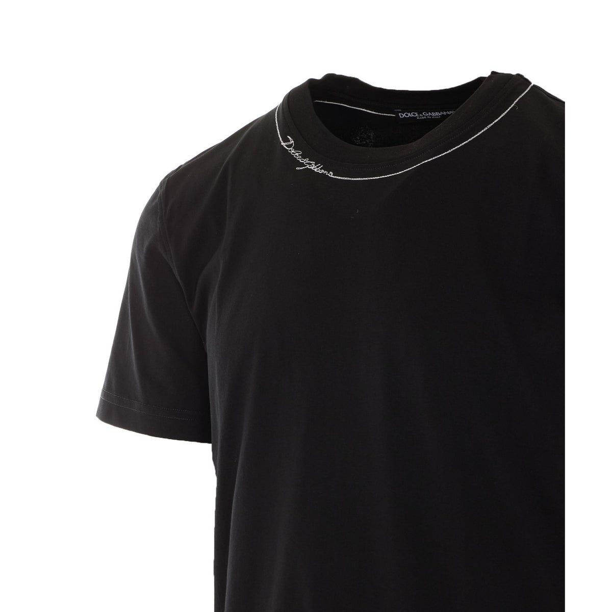 Dolce&Gabbana Dolce&Gabbana Men T-Shirt With Logo On Collar