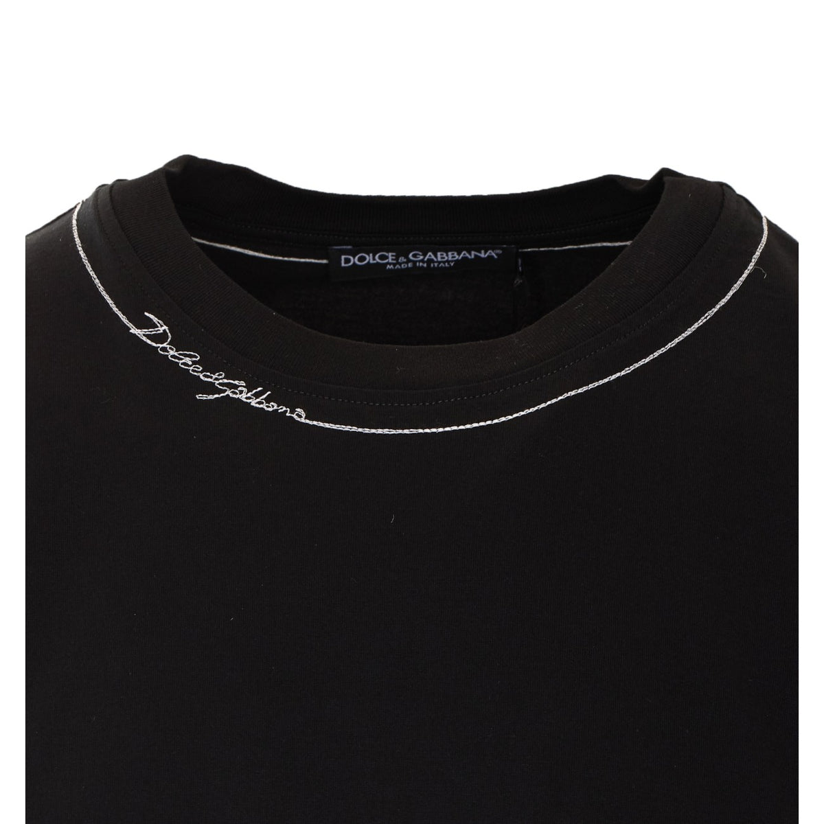 Dolce&Gabbana Dolce&Gabbana Men T-Shirt With Logo On Collar