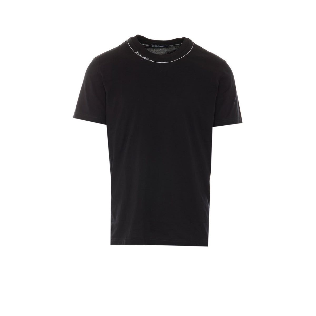 Dolce&Gabbana Dolce&Gabbana Men T-Shirt With Logo On Collar
