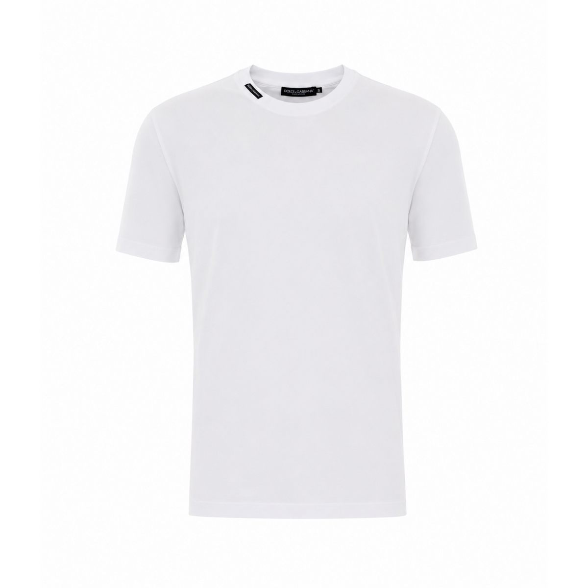 Dolce&Gabbana Men T-Shirt With Logo On Neck