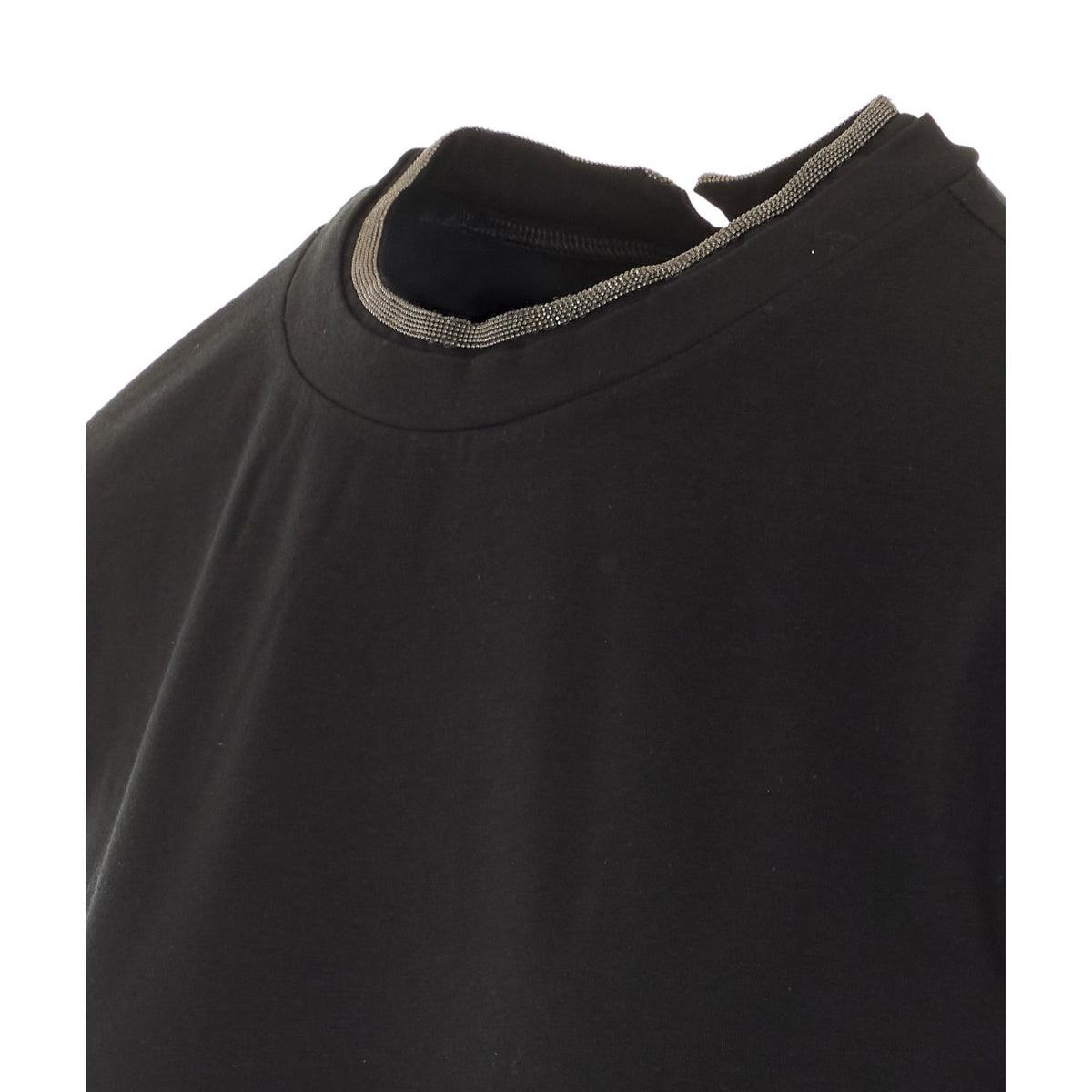Brunello Cucinelli Women T-Shirt With Monile