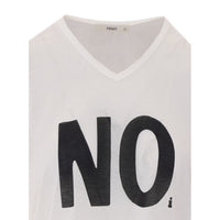 Fendi Fendi Women T-Shirt With Noi Print