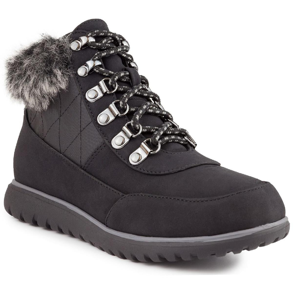 Wanona Womens Faux Suede Bootie Ankle Boots