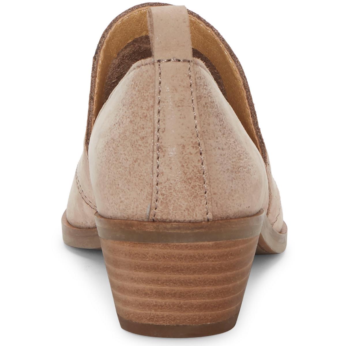 Mahzan Womens Comfort Insole Slip On Loafer Heels