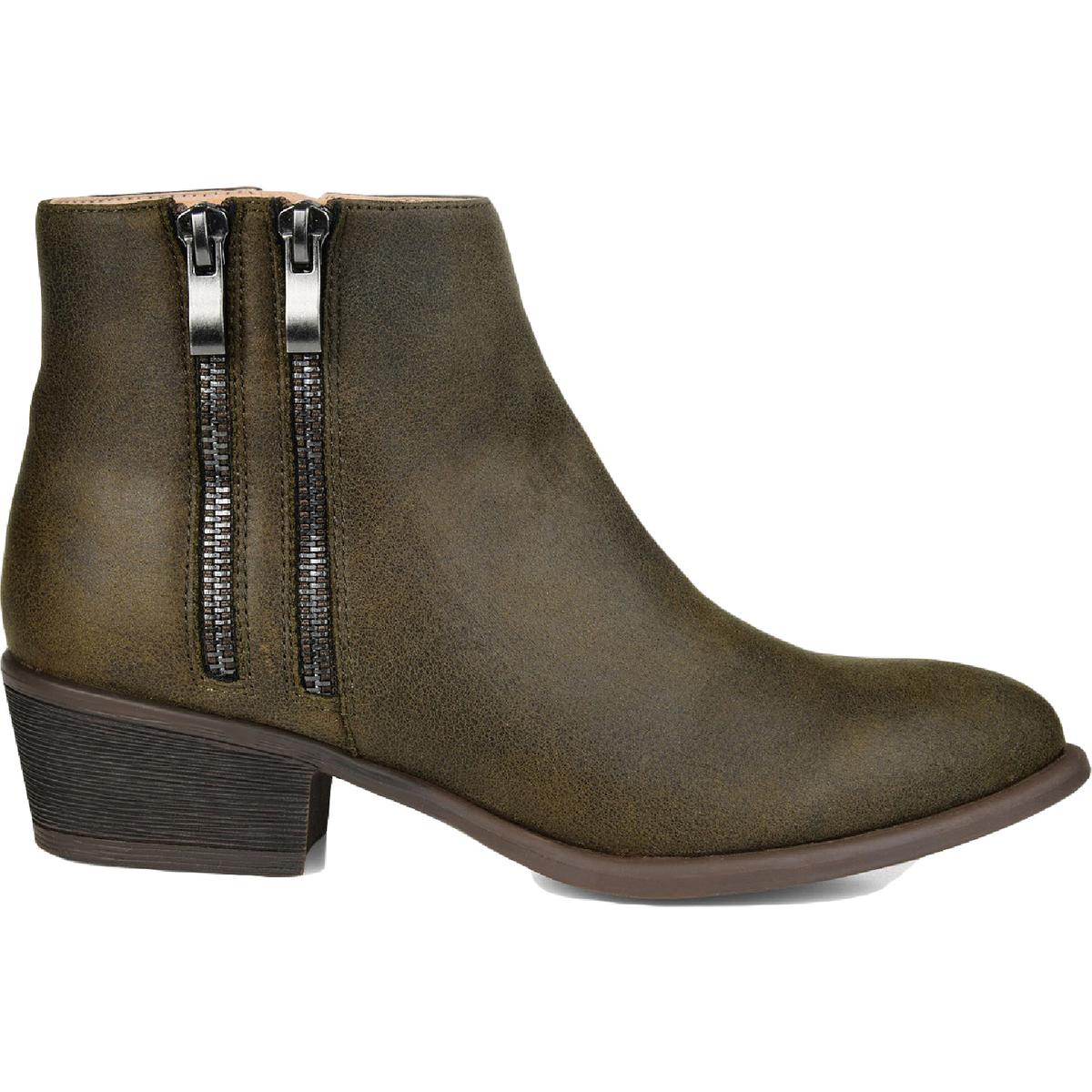 Jayda Womens Faux Leather Manmade Booties