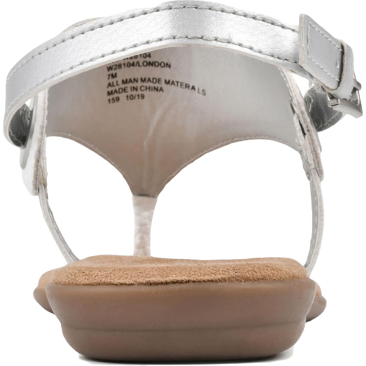 London Womens Buckle Flat Sandals