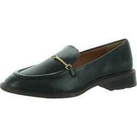 Eda Womens Leather Slip On Loafers17