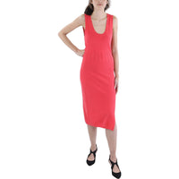 Womens Textured Cotton Sweaterdress
