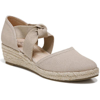 Kascade Womens Canvas Strappy Espadrilles Taupe Canvas