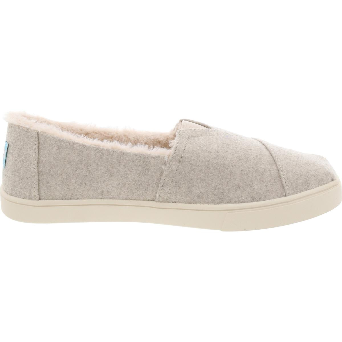 Womens Faux Fur Lined Manmade Loafers