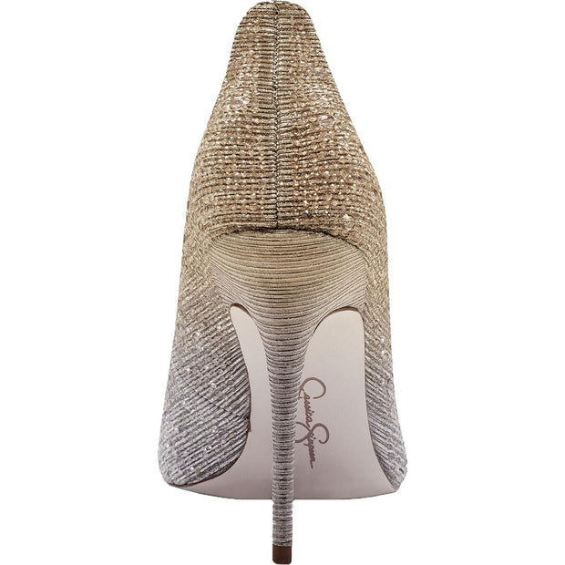 Wayva Womens Rhinestone Pointed Toe Heels