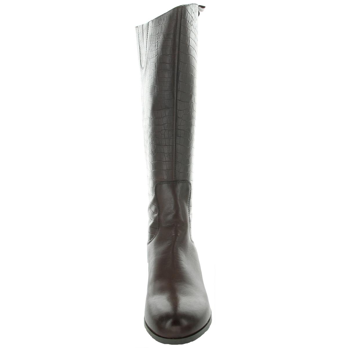 Array Womens Derby Leather Knee-High Riding Boots