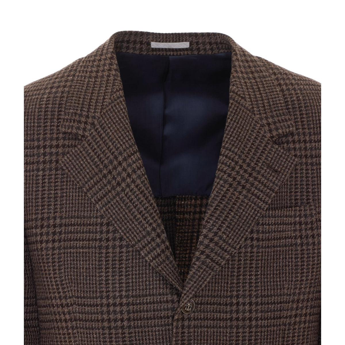 Brunello Cucinelli Brunello Cucinelli Men Tailored Prince Of Wales Cashmere Jacket