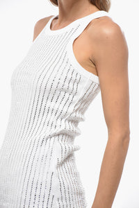 The Attico Tank Top with All-Over Jewelry