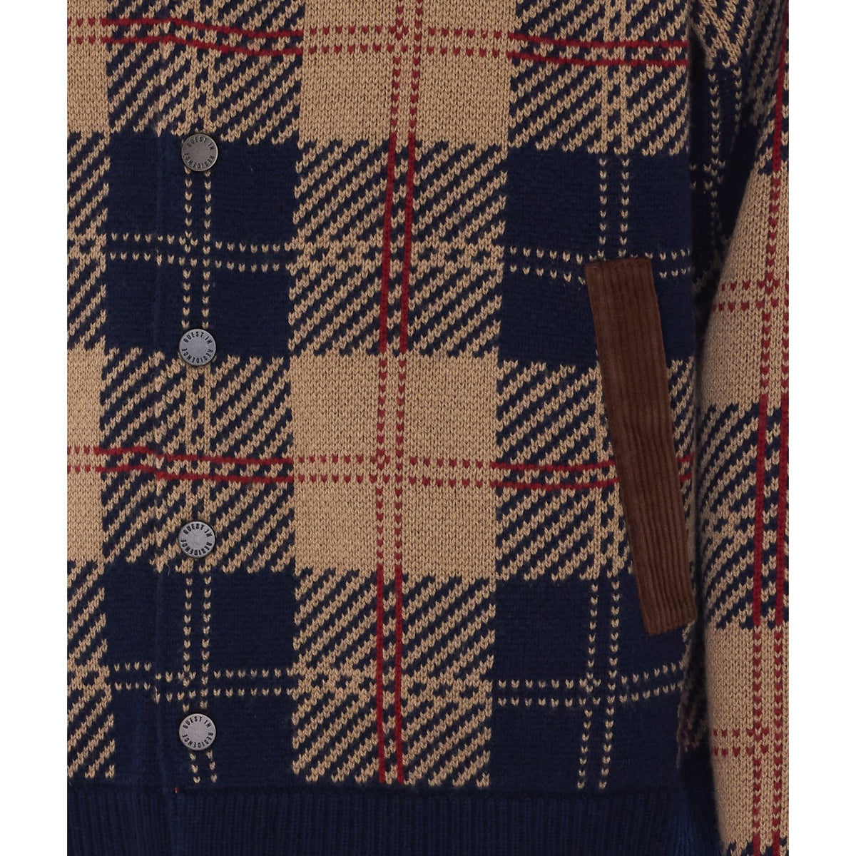Guest in Residence Guest In Residence Men Tartan Bomber
