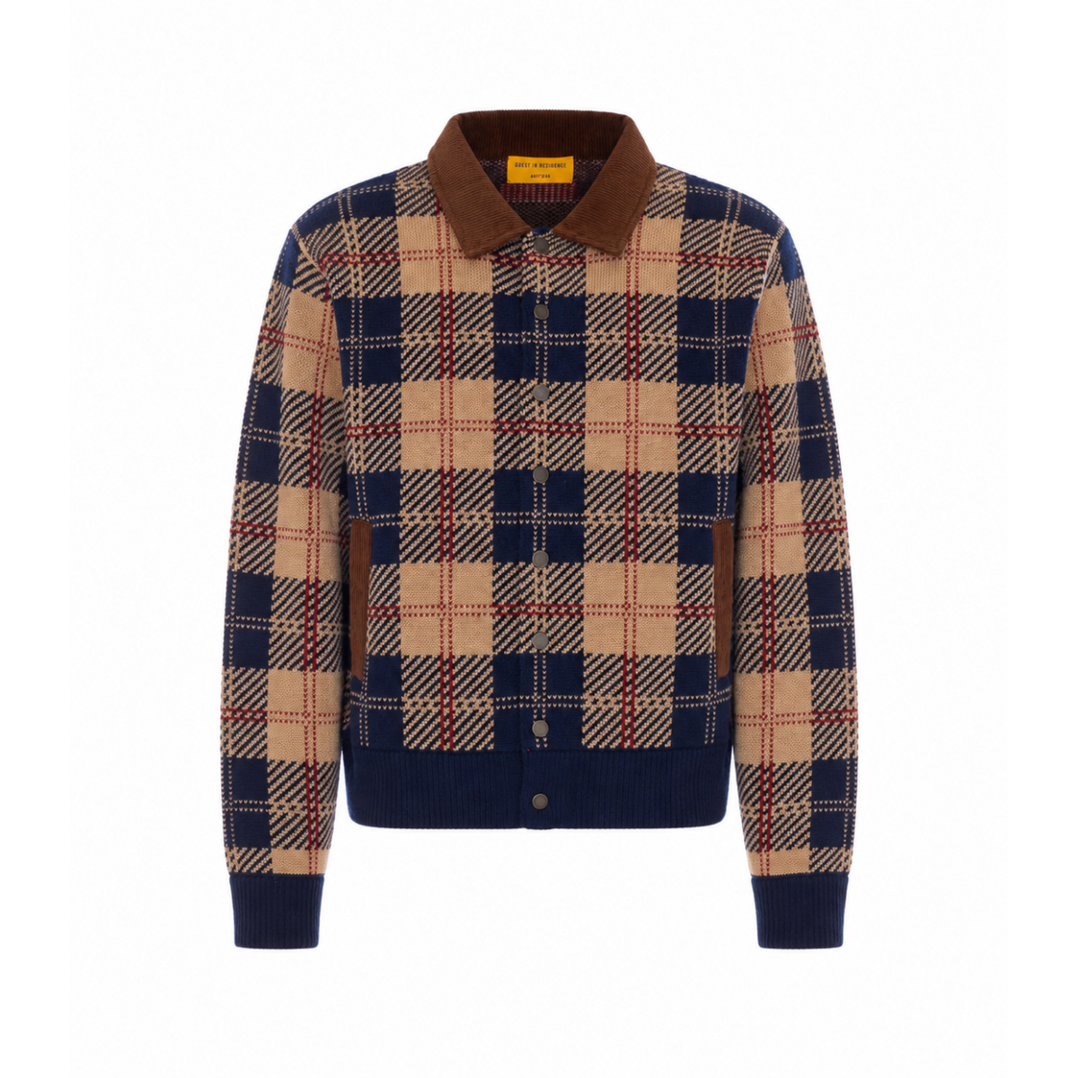 Guest in Residence Guest In Residence Men Tartan Bomber