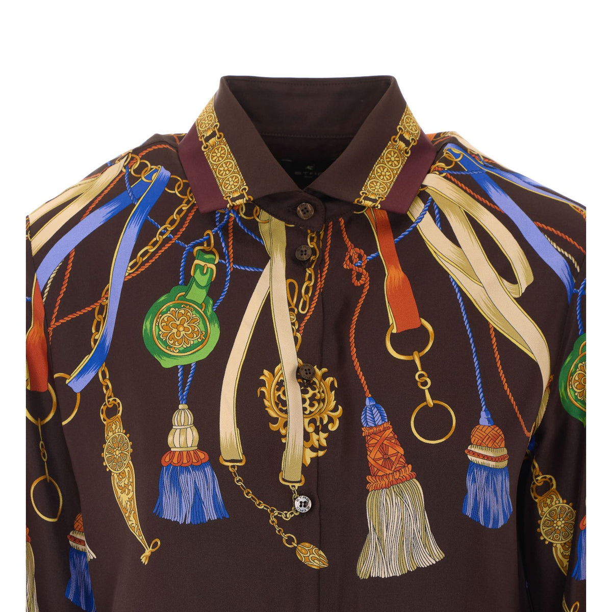 Etro Etro Women Tassels Printed Shirt
