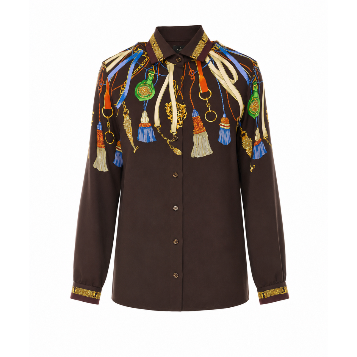Etro Etro Women Tassels Printed Shirt
