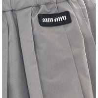 Miu Miu Miu Miu Women Technical Fabric Mini Skirt