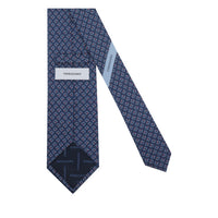 Ferragamo Men Tetris Print Silk Tie