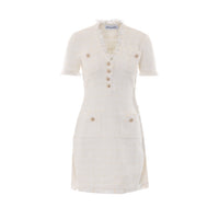 Self Portrait Self Portrait Women Textured Knit Mini Dress