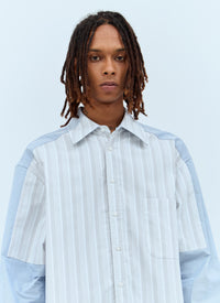 Thom Browne Men Oversized Striped Shirt