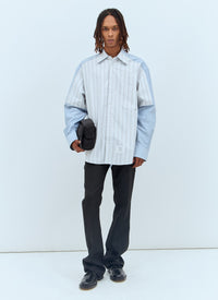Thom Browne Men Oversized Striped Shirt
