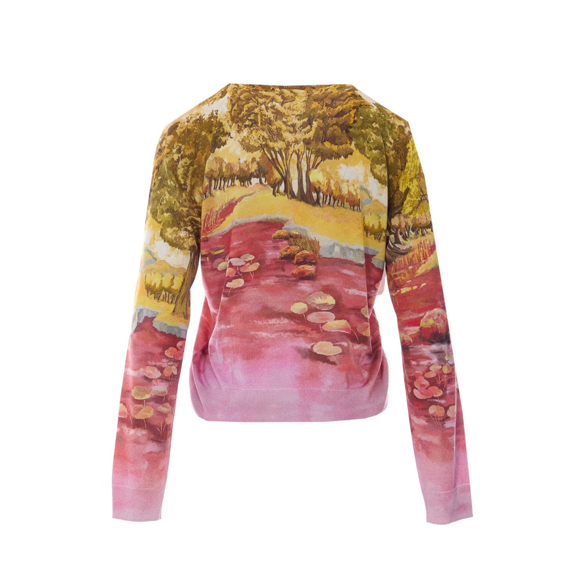 Versace Women The Naturist Print Silk Cardigan