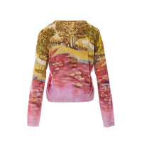 Versace Women The Naturist Print Silk Cardigan