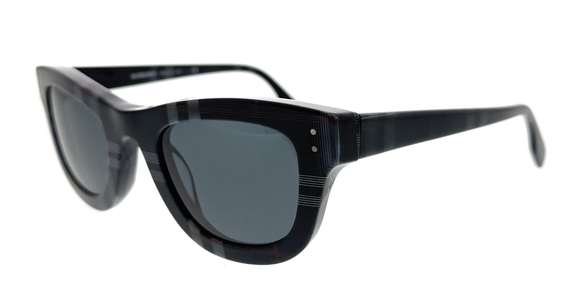 Burberry Navy Check Square 0BE4352 394787 Sunglasses