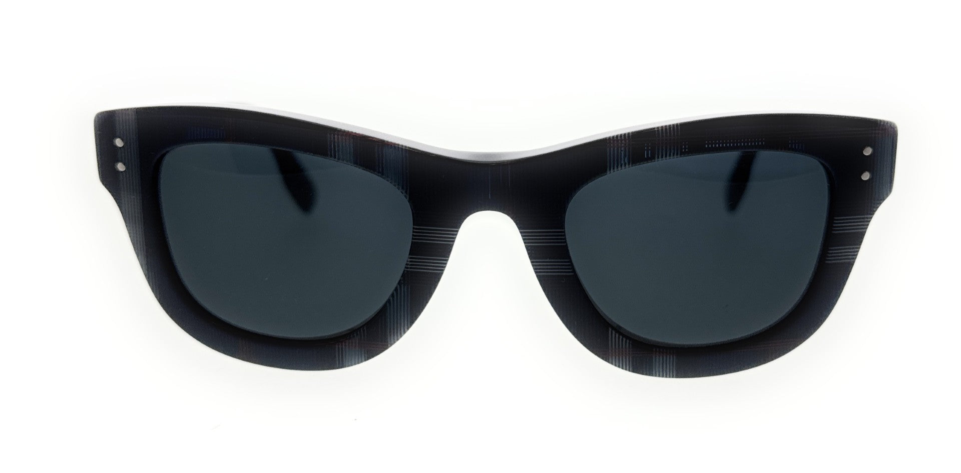 Burberry Navy Check Square 0BE4352 394787 Sunglasses