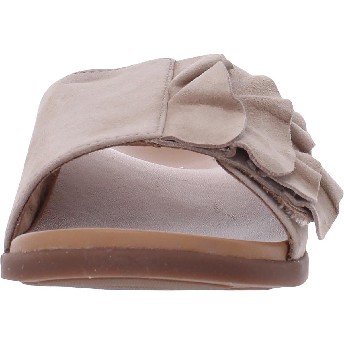Roni Womens Suede Flat Slides