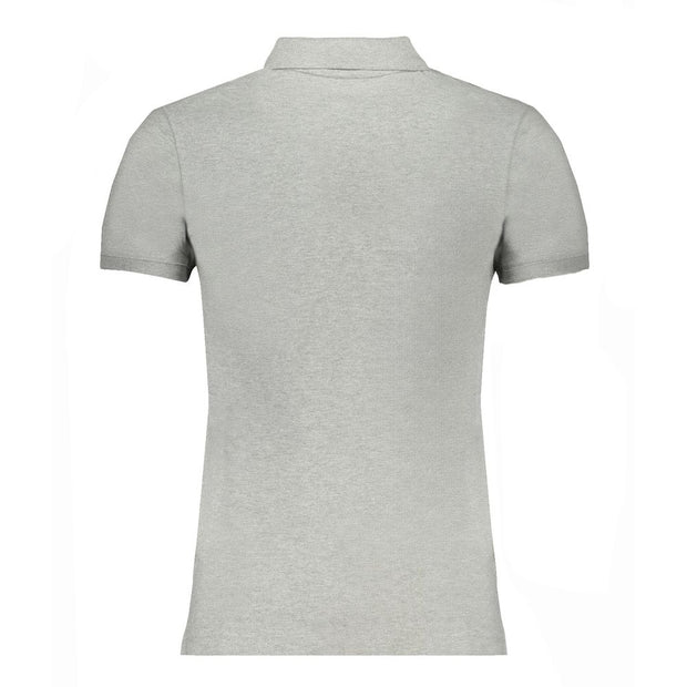 Timberland Gray Cotton Polo Men's Shirt