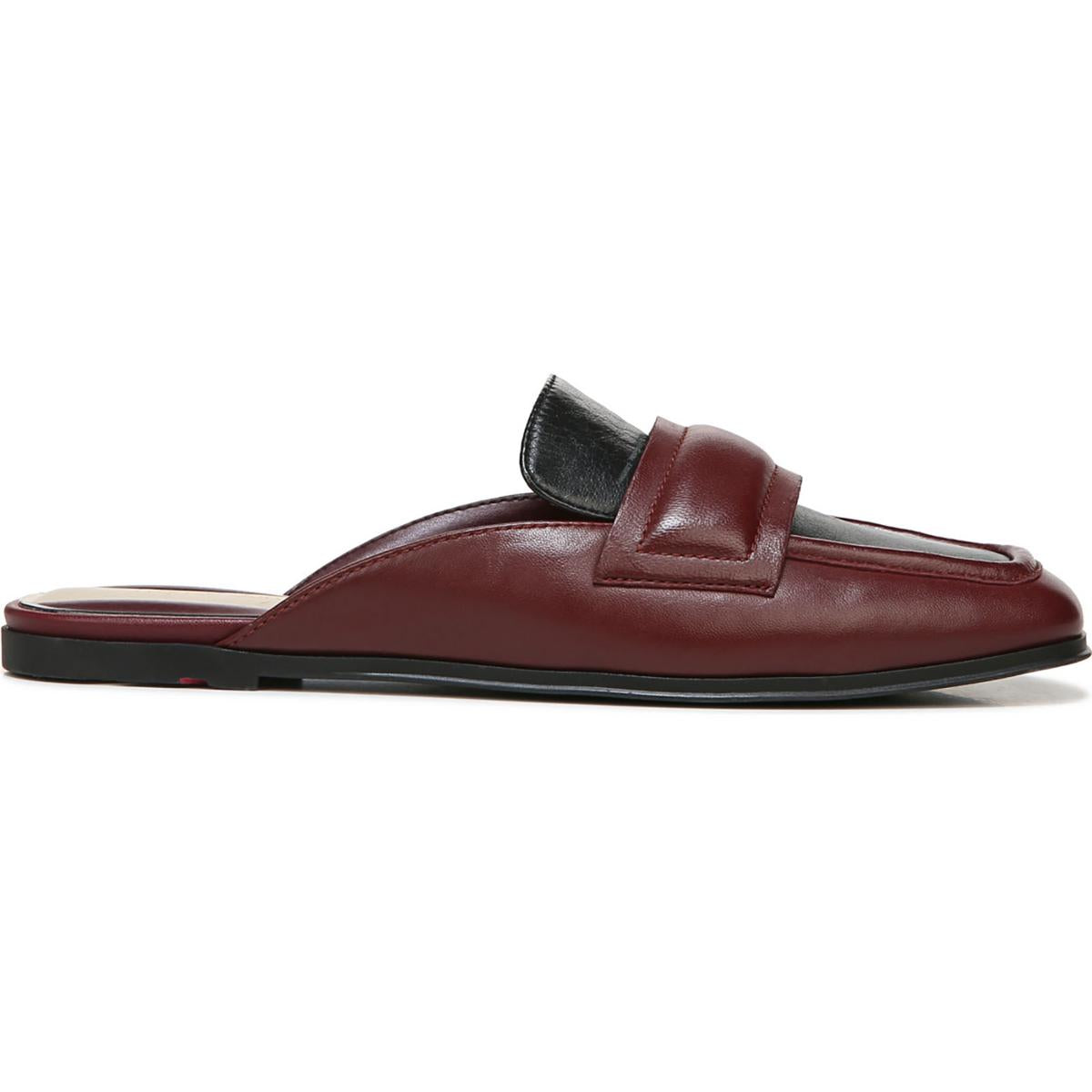Duval Womens Padded Insole Faux Leather Mules