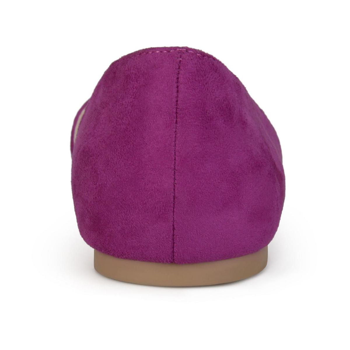 Ester Womens Faux Suede Slip On D'Orsay