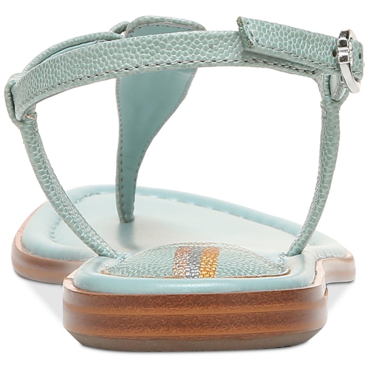 GIGI SIGNET Womens Faux Leather Casual Thong Sandals