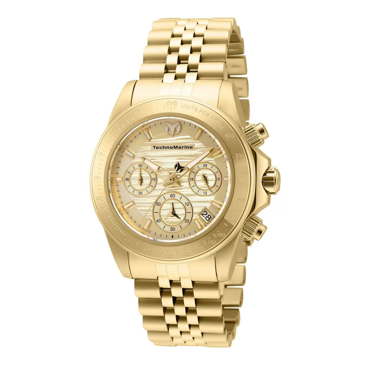 TechnoMarine Women's Manta Gold Dial Watch - TM-219029
