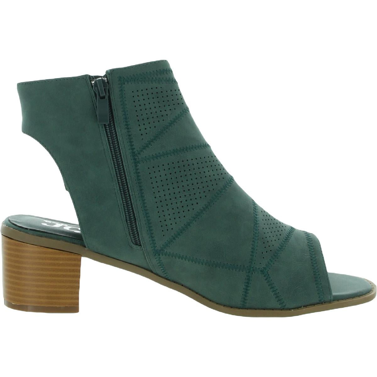 Sabeena Womens Padded Insole Faux Suede Booties