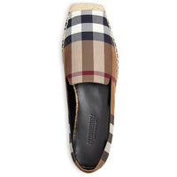 Womens Cotton Flat Espadrilles