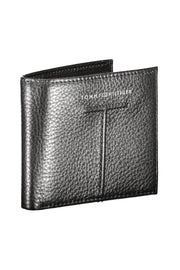 Tommy Hilfiger Elegant Black Leather Bifold Men's Wallet