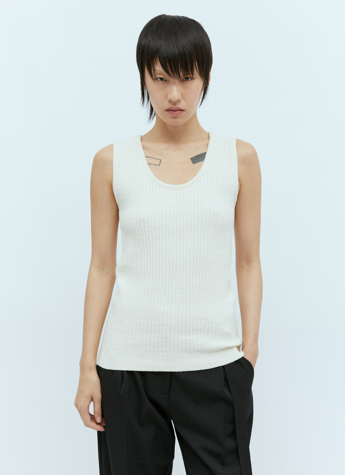 TOTEME Toteme Women Bouclé Knit Tank Top