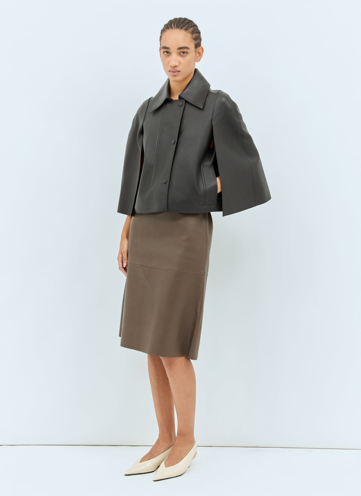 Toteme Women Double Leather Skirt