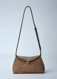 TOTEME Toteme Women T-Lock Suede Clutch