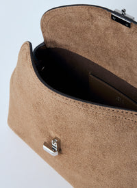 TOTEME Toteme Women T-Lock Suede Clutch