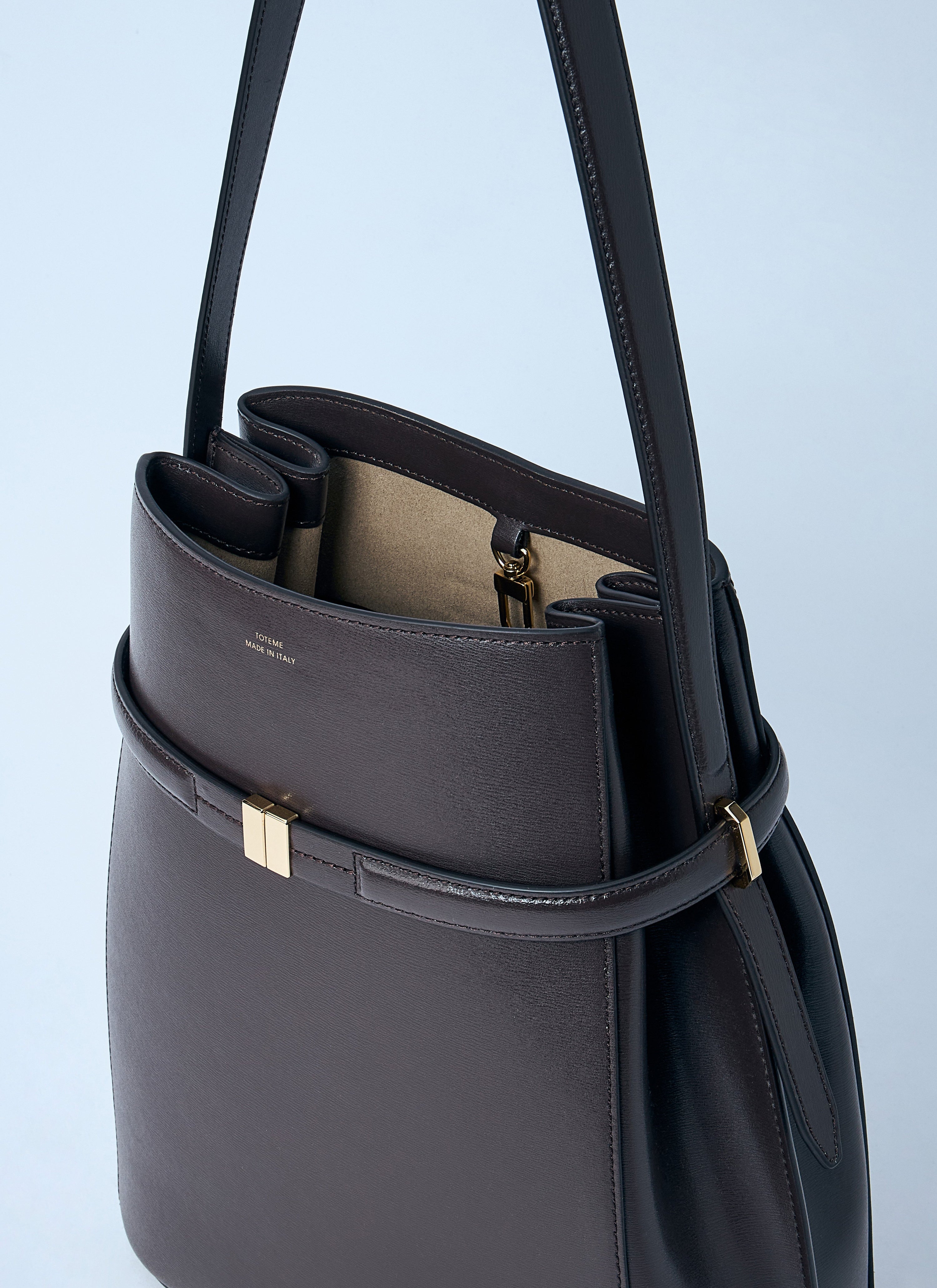 TOTEME Toteme Women Belted Leather Bucket Bag