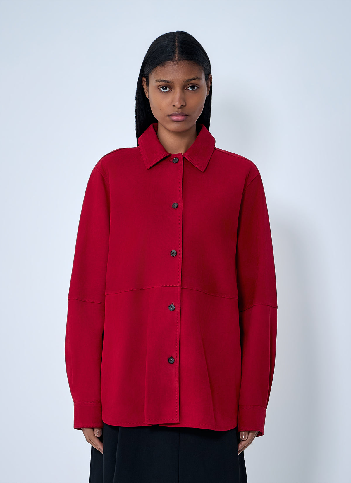 Toteme Women Suede Overshirt